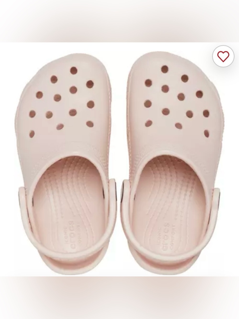 CROCS Quartz Pink Gibits included Women’s size 9-Men’s 7